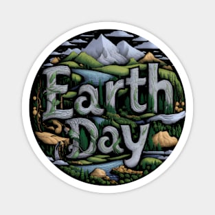 celebrating  earth day Magnet